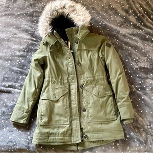 Hollister Army Green Parka